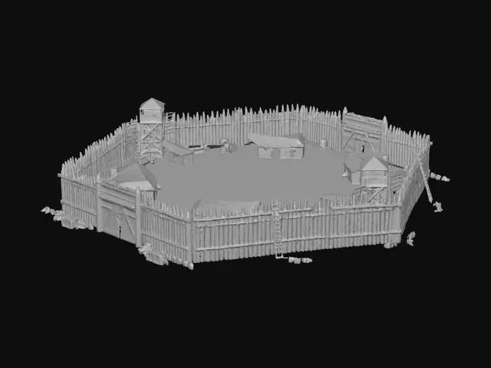 3D model for Frontier Fort