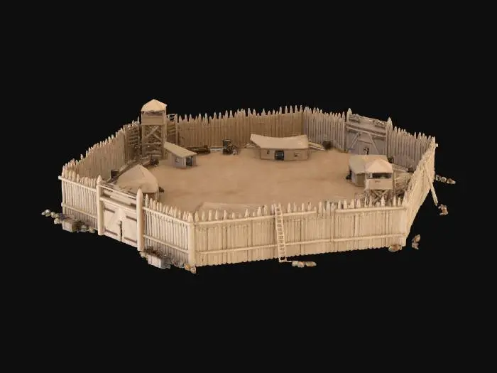 3D model for Frontier Fort
