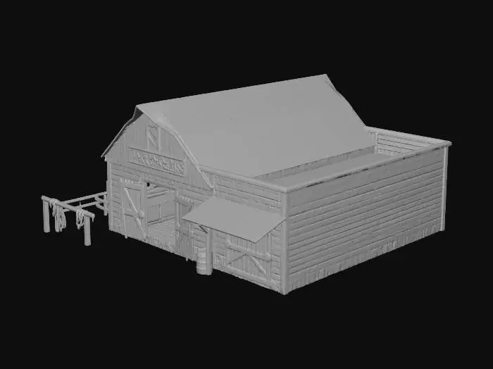 3D model for Old Western Stables