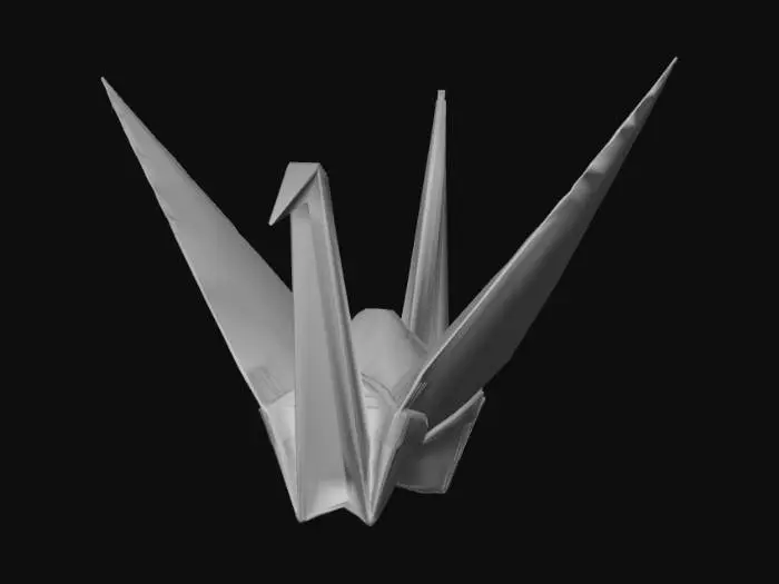 3D model for Origami Crane