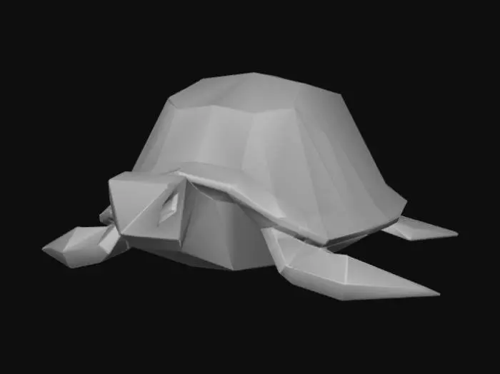 3D model for Origami Tortoise