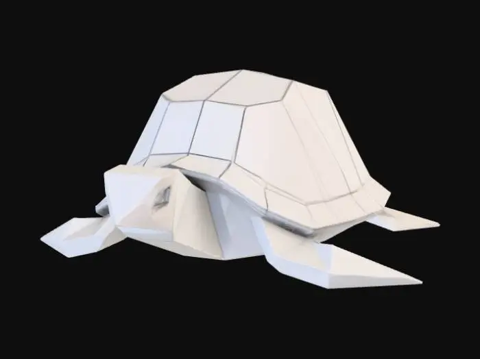 3D model for Origami Tortoise