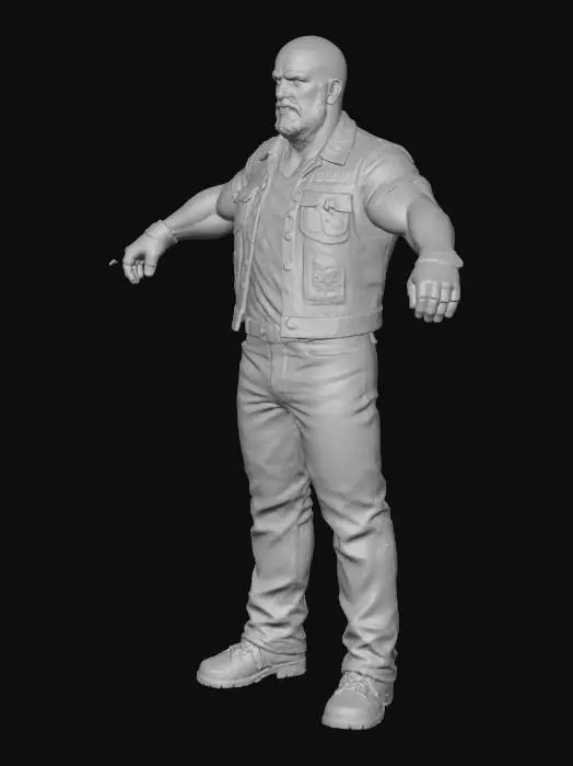 3D model for Motorcycle Rebel