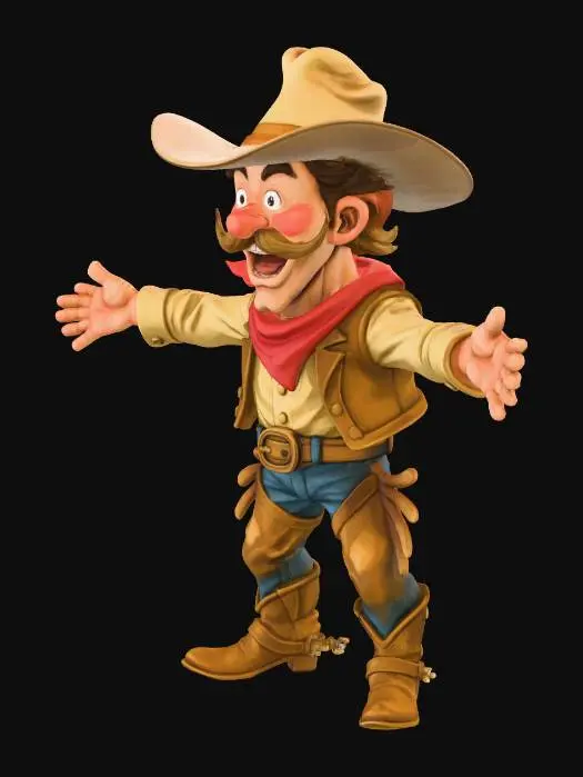 3D model for Cowboy Cheers