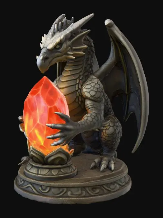3D model for Dragon's Guardian
