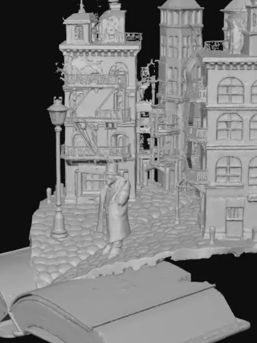 3D model for Mystery Unfolds