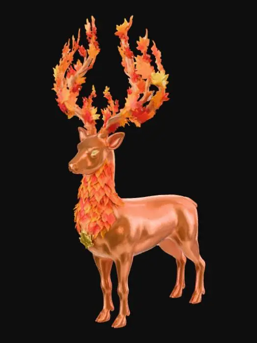 3D model for #thanksgiving#,Autumn Majesty