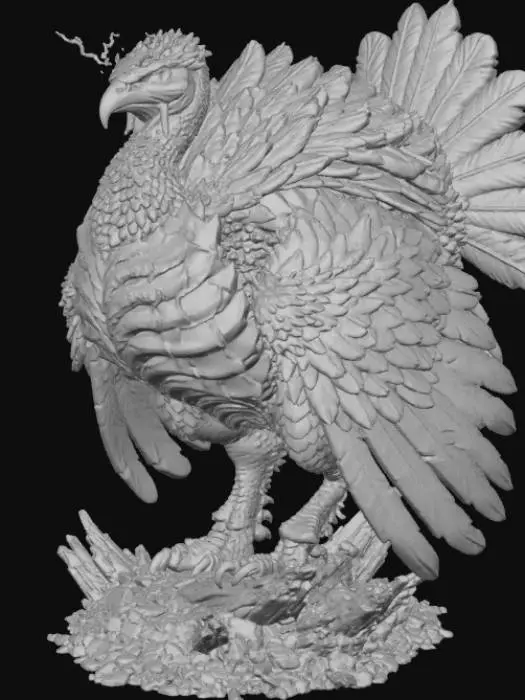 3D model for Thunderbird Warrior