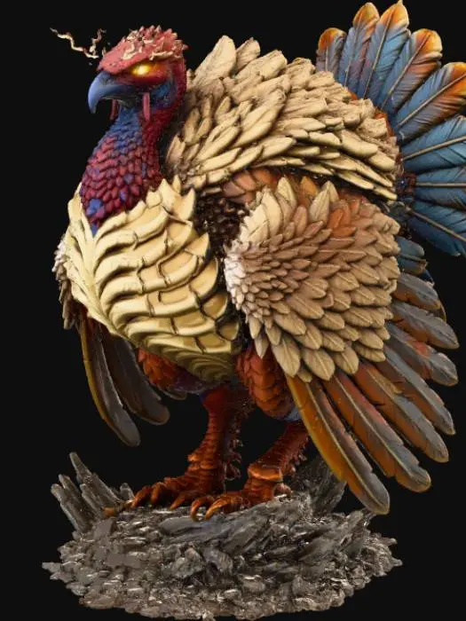 3D model for Thunderbird Warrior