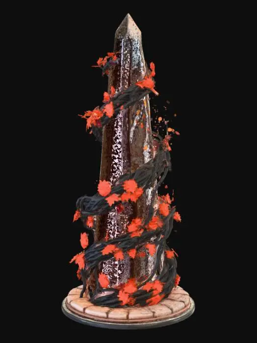 3D model for Autumnal Obelisk