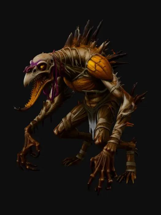 3D model for #Thanksgiving#,Scarecrow Fiend