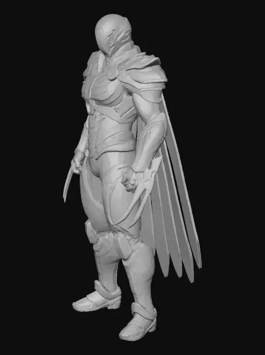 3D model for #Thanksgiving#,Techno-Warrior Luminos