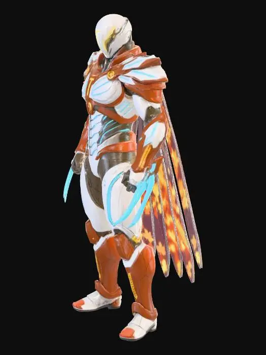 3D model for #Thanksgiving#,Techno-Warrior Luminos