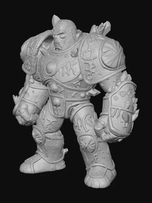 3D model for Gingerbread Golem