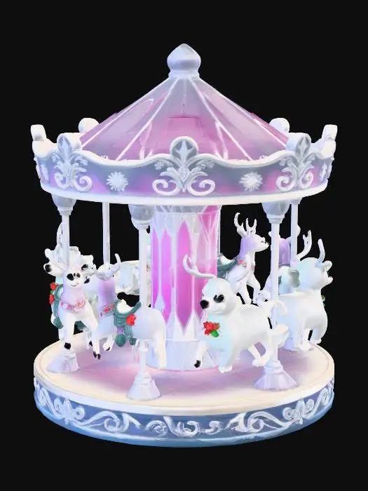 3D model for Winter Carousel Magic