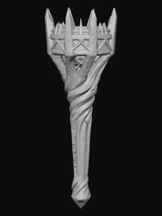 3D model for Frozen Torch in the Night Forest