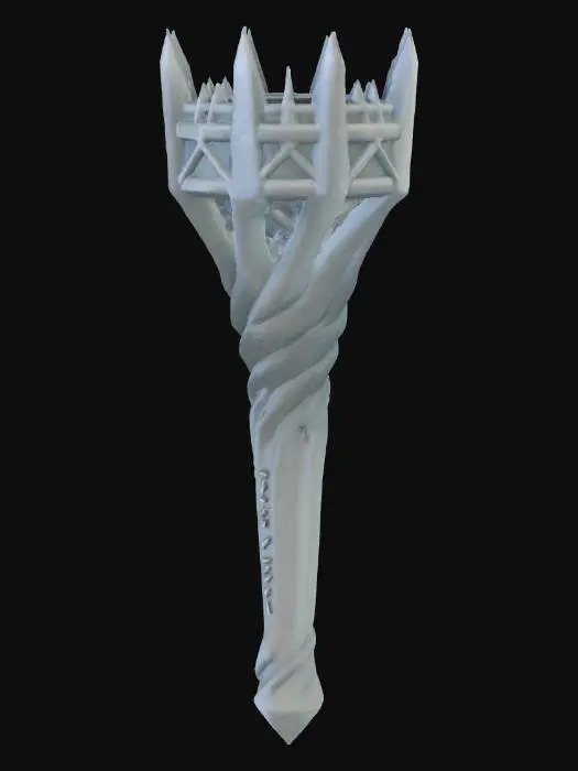 3D model for Frozen Torch in the Night Forest
