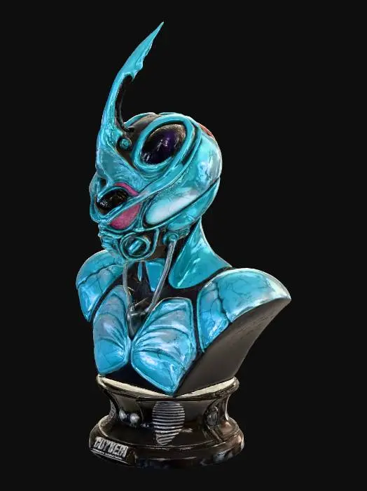 3D model for Guyver Bust