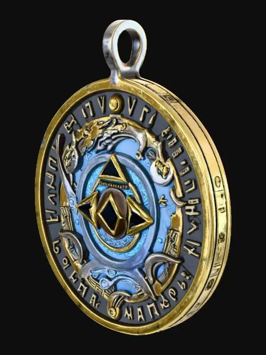 3D model for Mystic Cipher Amulet