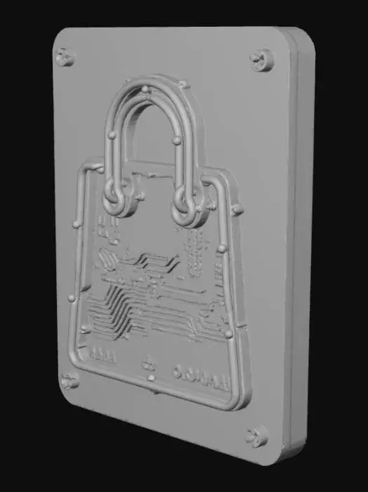 3D model for Neon Circuit Shopper