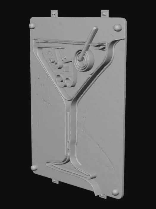 3D model for Neon Melody Martini