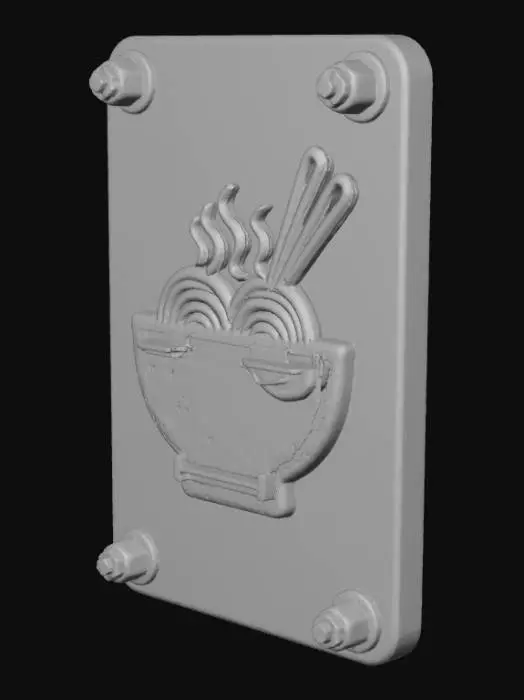 3D model for Neon Noodle Sign