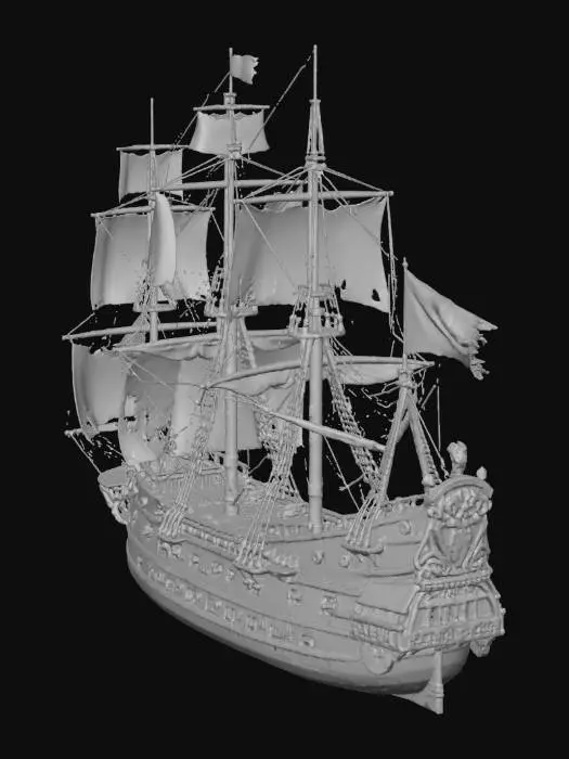 3D model for Pirate's Voyage