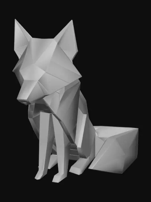 3D model for Geometric Fox