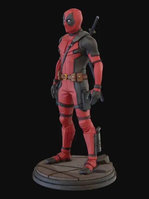 3D model for Merc with a Mouth Statue