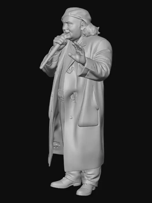 3D model for Comedian on Stage