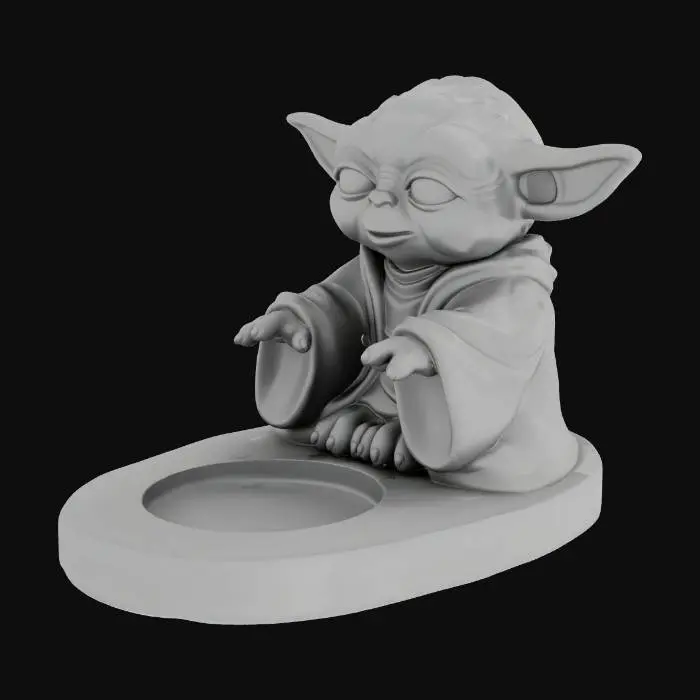 3D model for Meditative Alien Statue
