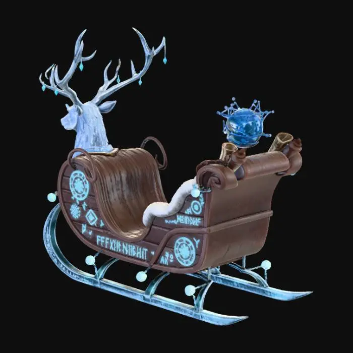 3D model for Enchanted Sleigh