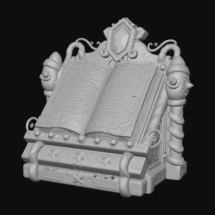 3D model for Enchanted Holiday Recipe Book