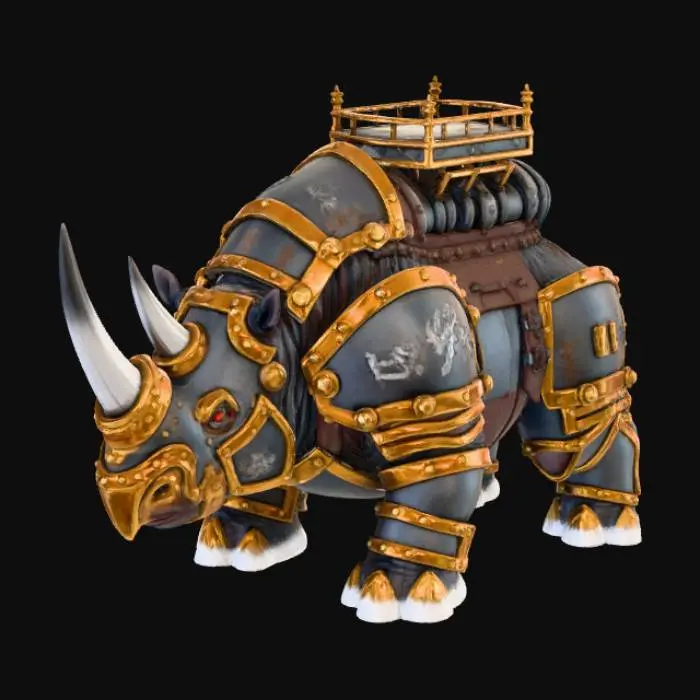 3D model for Steam-Powered Rhino