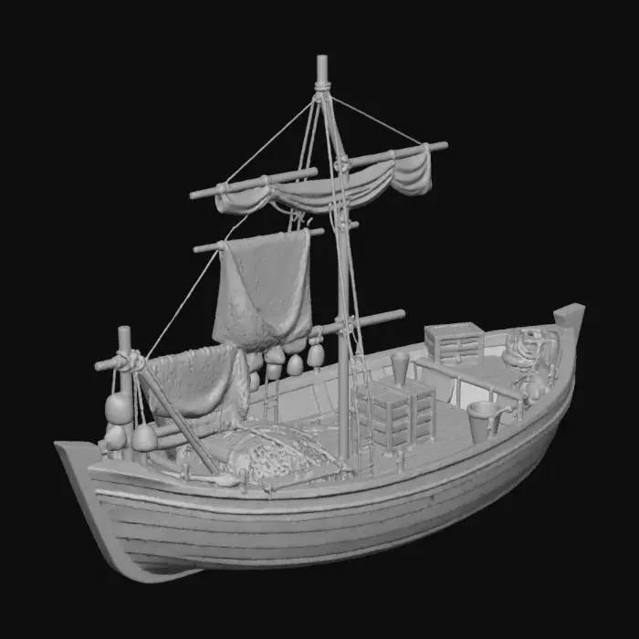 3D model for Fishing Vessel Model