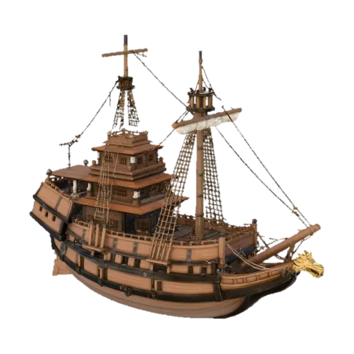 Dragon Ship Journey - Fantastical 3D model, vytvořený pomocí AI