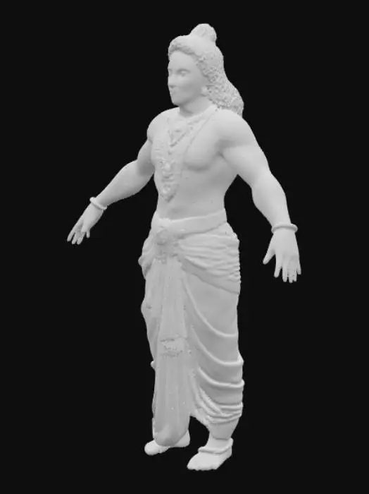 3D model for Divine_Warrior_0810140129_texture_fbx