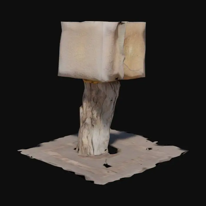 3D model for Rustic Driftwood Lamp