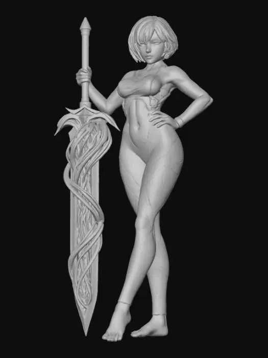 3D model for Chromatic Warrior