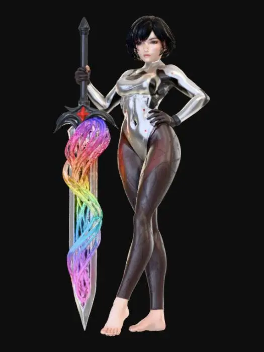 3D model for Chromatic Warrior