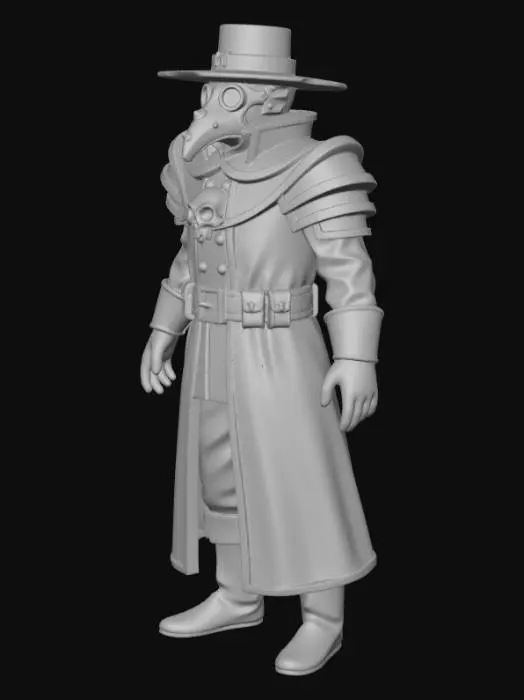 3D model for Plague Doctor Sentinel