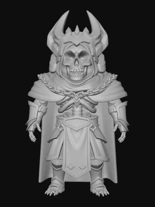 3D model for Skeleton Sorcerer
