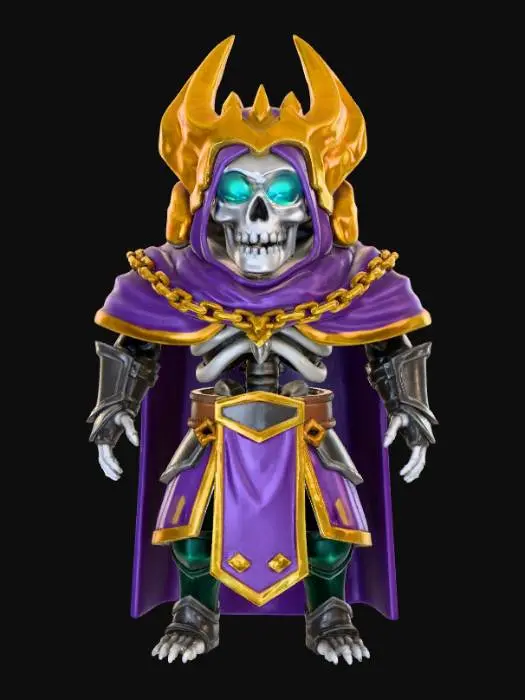 3D model for Skeleton Sorcerer