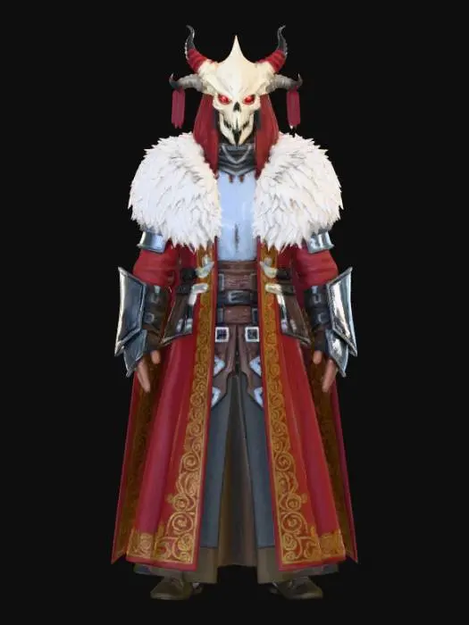 3D model for Warlock of the Crimson Skull
