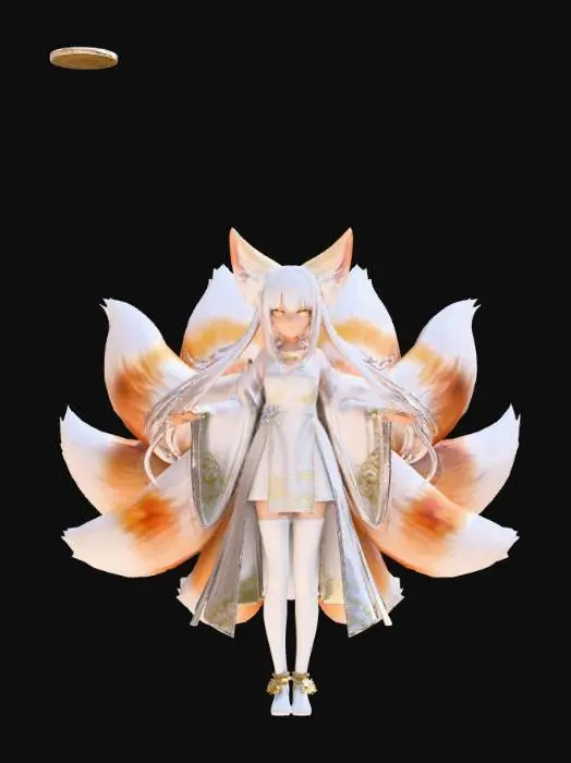 3D model for Nine-Tailed Spirit
