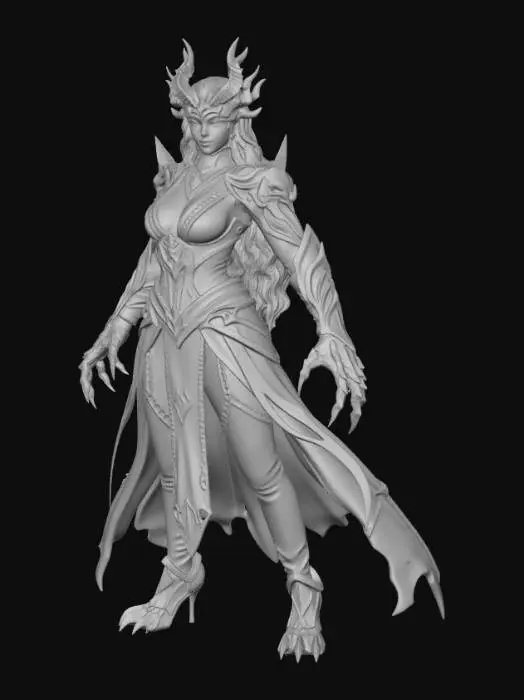 3D model for Crimson Flame Empress