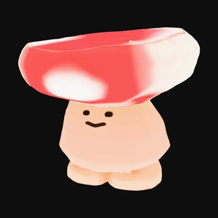 3D model for Mushroom Buddy