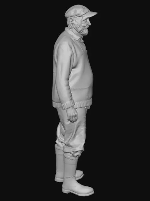 3D model for The Old Fisherman