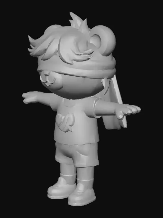 3D model for Colorful Bear Playing