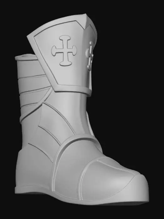 3D model for Red Boots